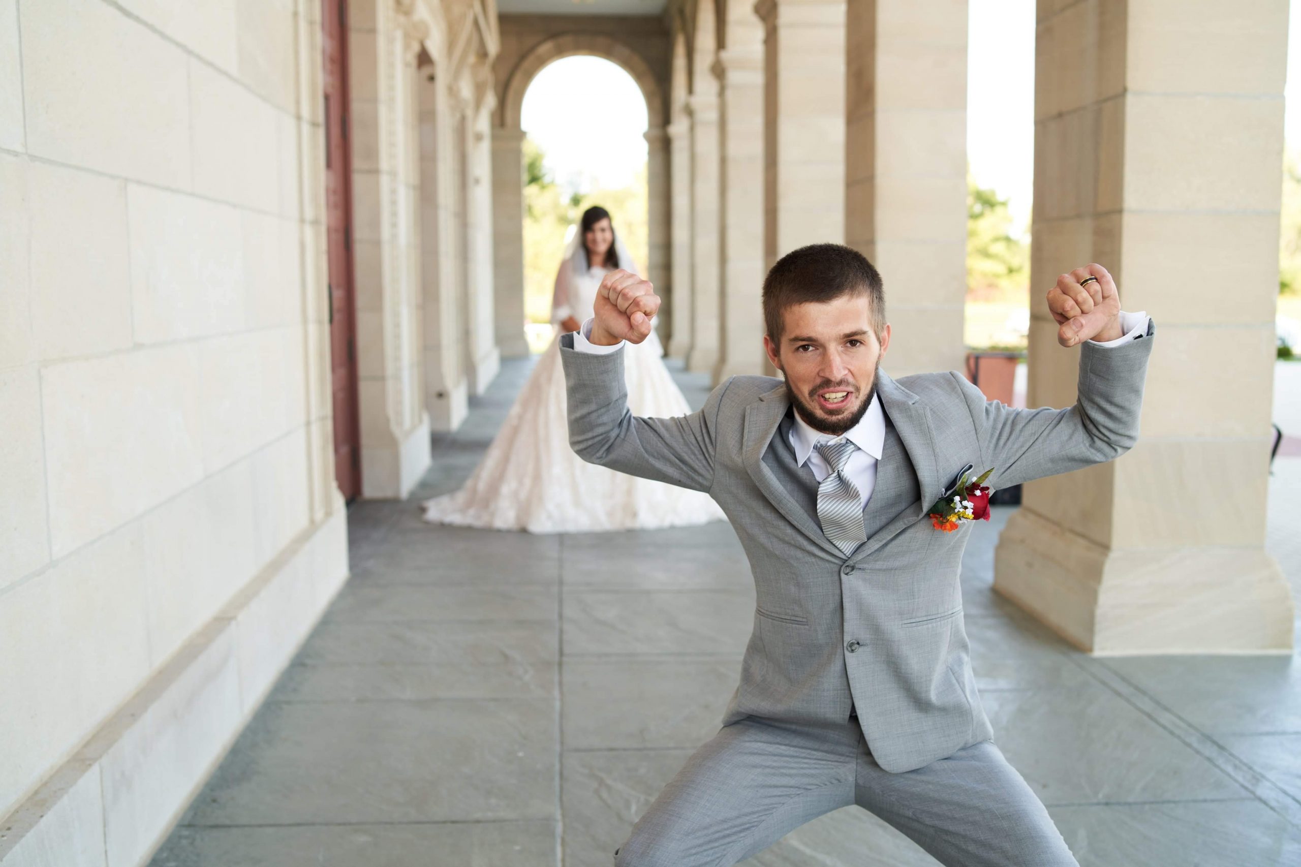 Wedding party portraits